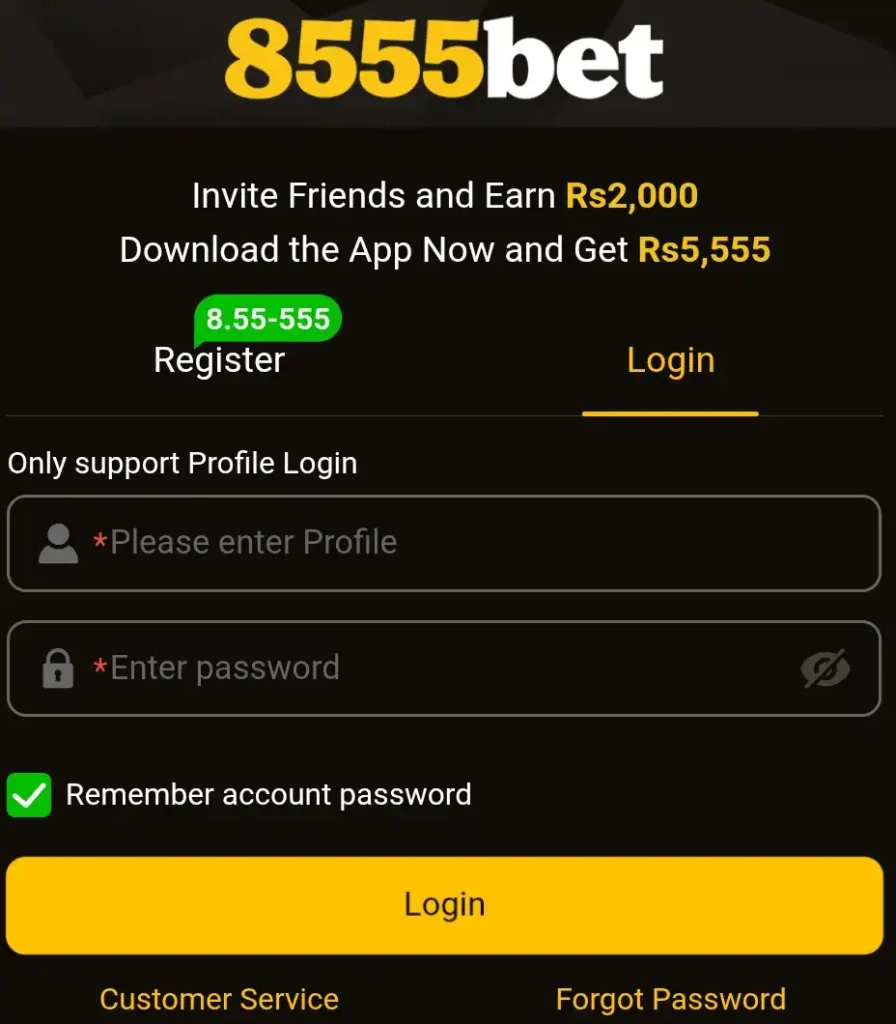 8555 Game Login