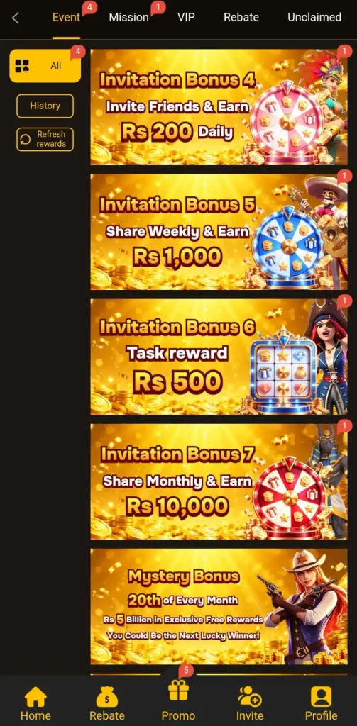 Rewards and Bonuses of 8555
